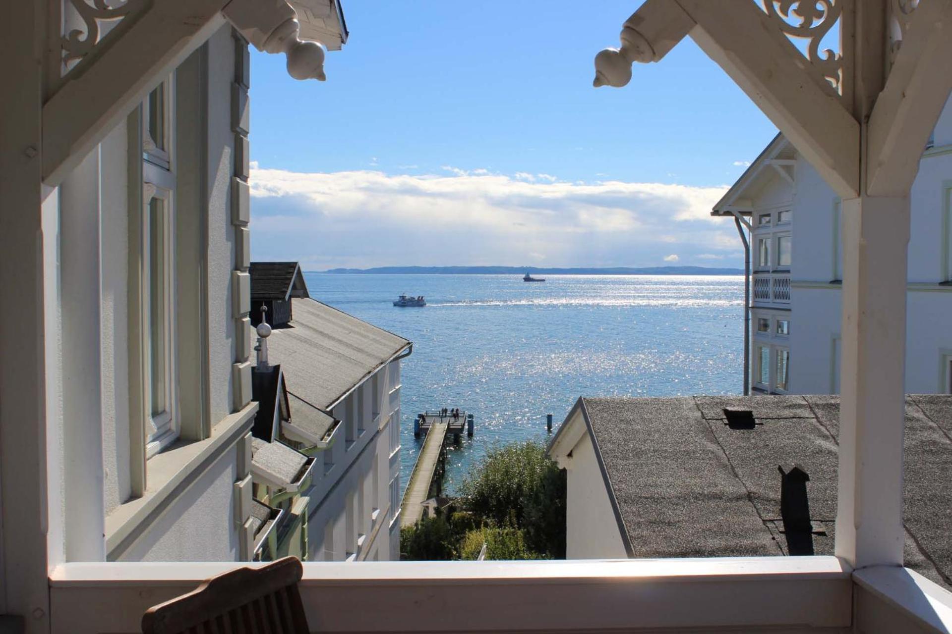 Villa Fernsicht - Wohnung Nr 1 - Mit Meerblick Sassnitz Exterior photo