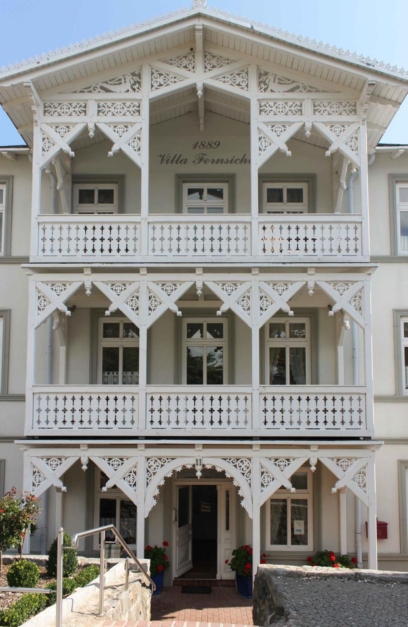 Villa Fernsicht - Wohnung Nr 1 - Mit Meerblick Sassnitz Exterior photo